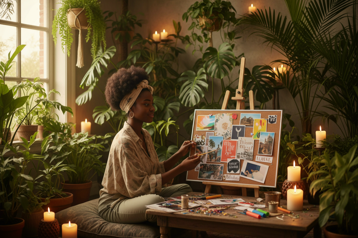 Visionboard box and workshop